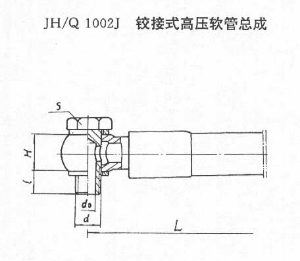 公制(英制)内螺纹 外球面高压软管总成(JH/Q1002J)